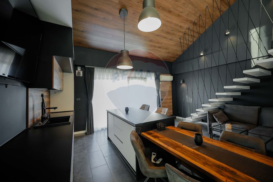 Penthouse tip Loft, 3 camere, pe două niveluri, cu terase de 108 mp