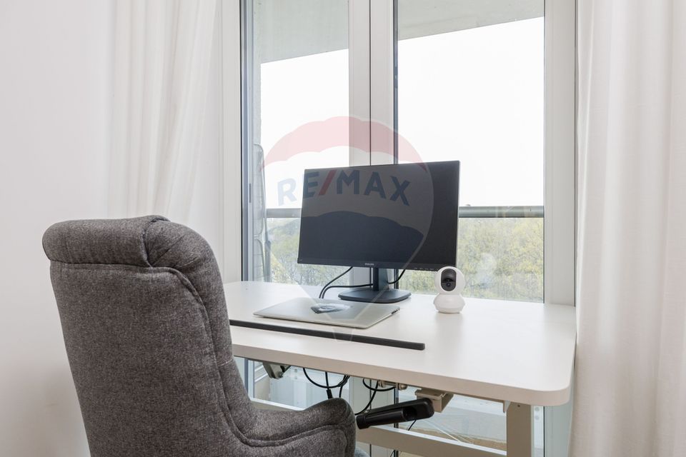 2 camere premium | TERASĂ 25 mp cu deck+vedere lac si pădure I parcare