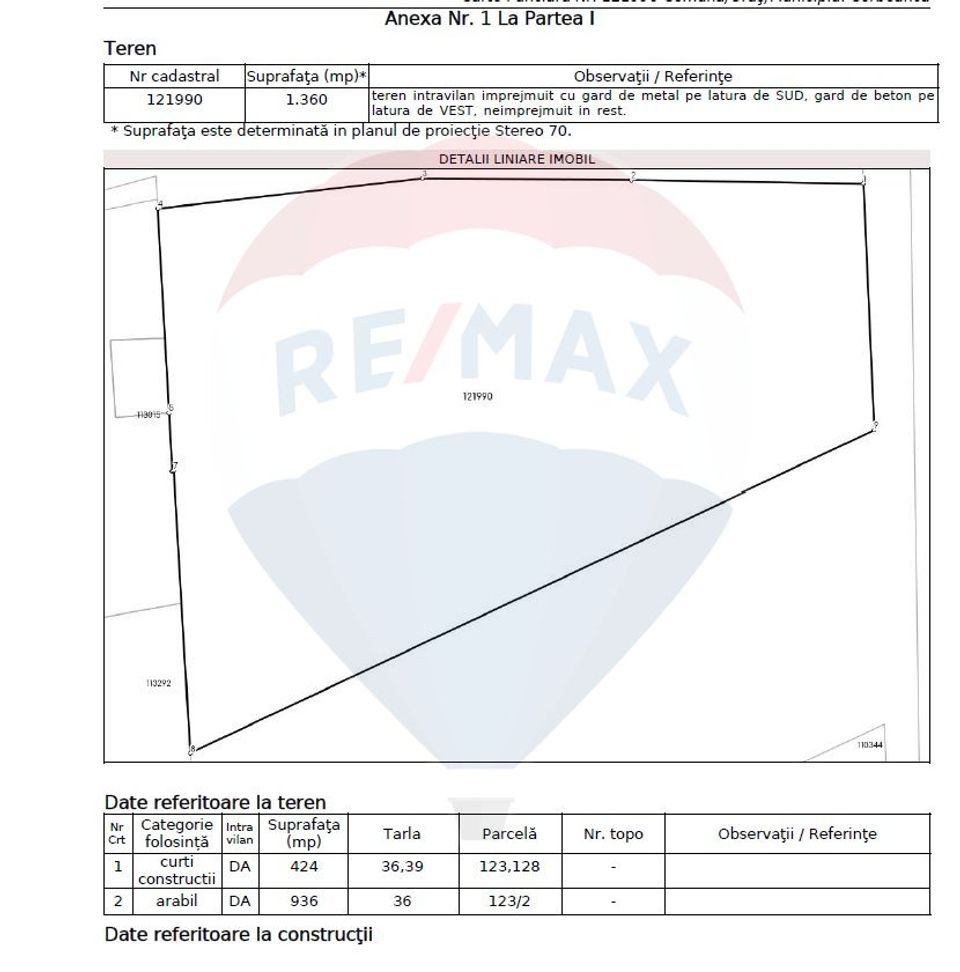 Land for sale Corbeanca Paradisul Verde