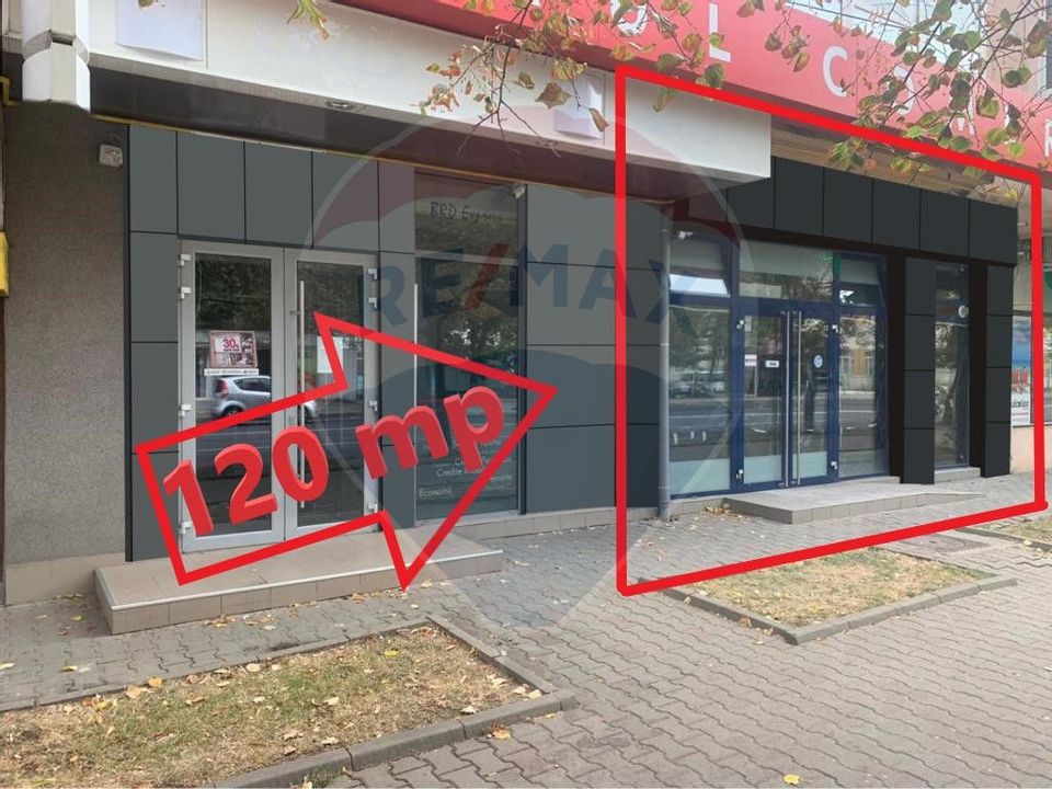 Spațiu comercial 120 m Bulevardul Bucuresti