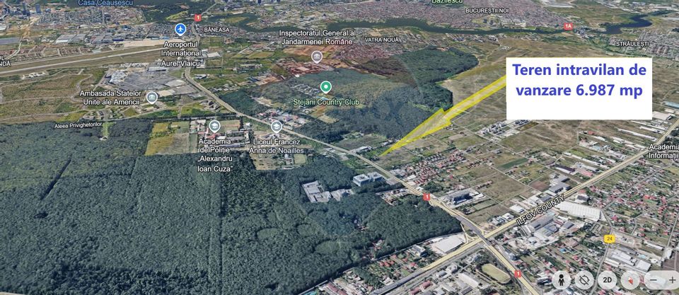 Teren Soseaua Bucuresti-Ploiesti DN 1