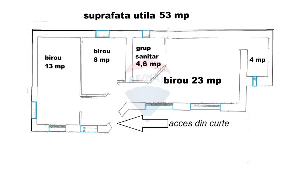 135sq.m Office Space for rent, Aurel Vlaicu area