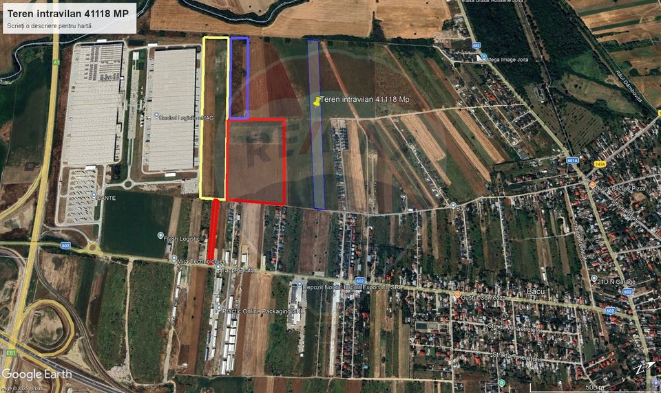 Land 41,118sqm Bacu / Strada Teilor