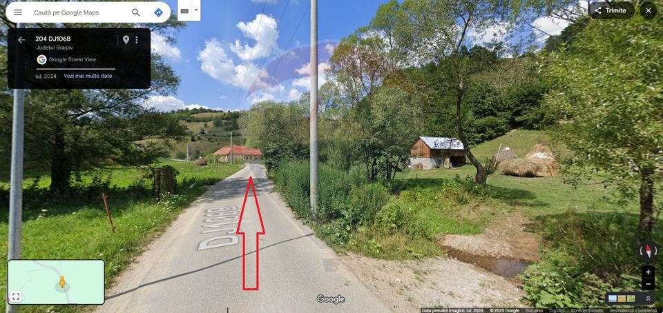 Teren de vanzare 8,441mp Holbav / Strada Dealul Cetățelii