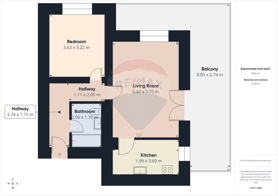 2 room Apartment for rent, Avantgarden area