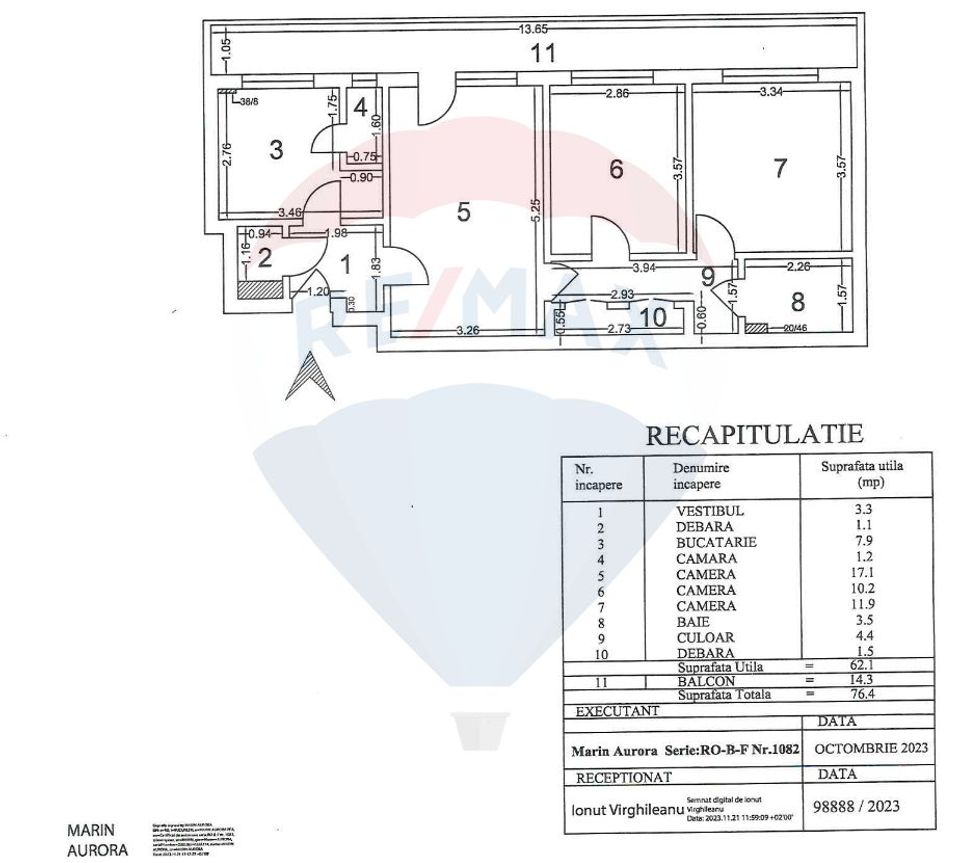 Oferta - Vanzare 3 camere, stradal,  Mihai Bravu - metrou Obor