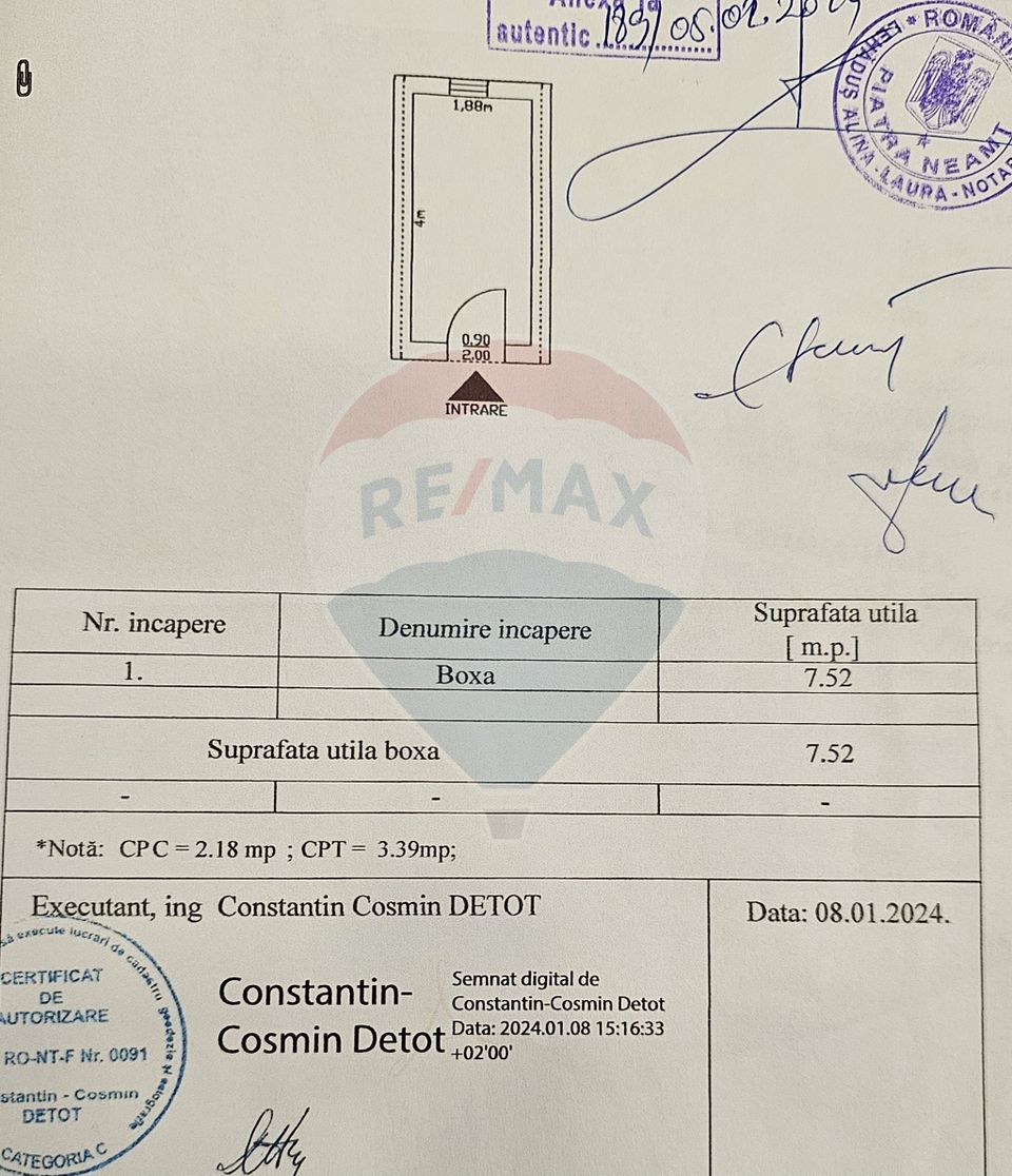 7.52sq.m Commercial Space for sale, Central area