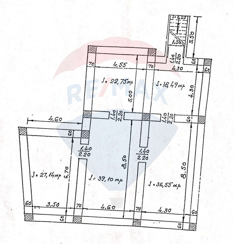 160sq.m Commercial Space for rent, Piata Centrala area