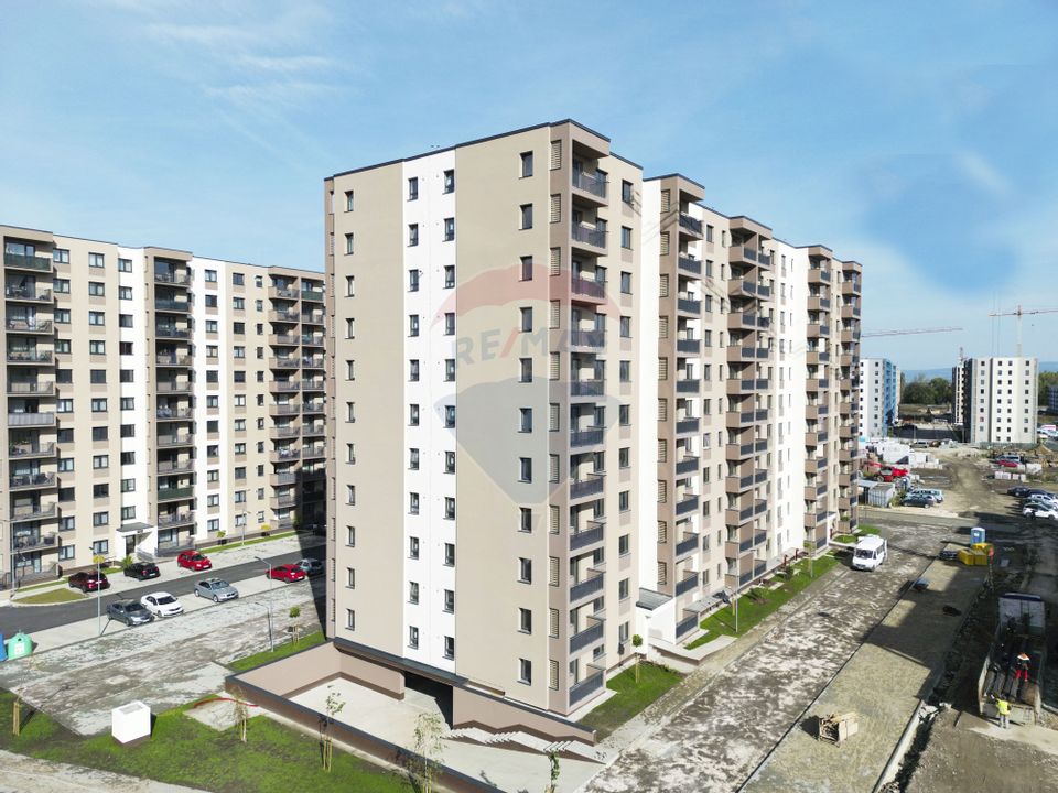 Apartament cu 3 camere, bloc nou, finalizare Septembrie 2023, Brașov