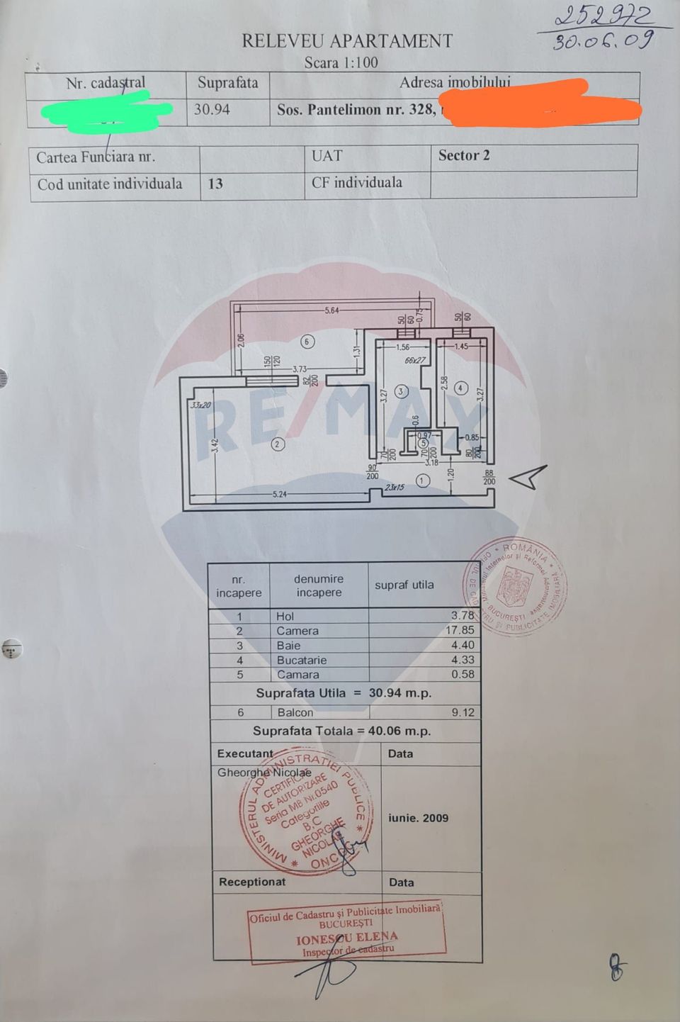 1 room Apartment for sale, Pantelimon area