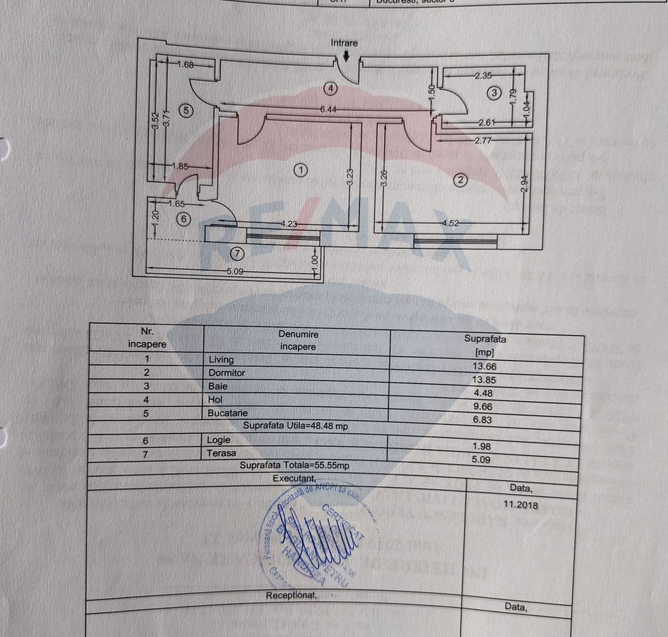 Apartament decomandat cu 2 camere de vanzare zona Pallady Gura Putnei