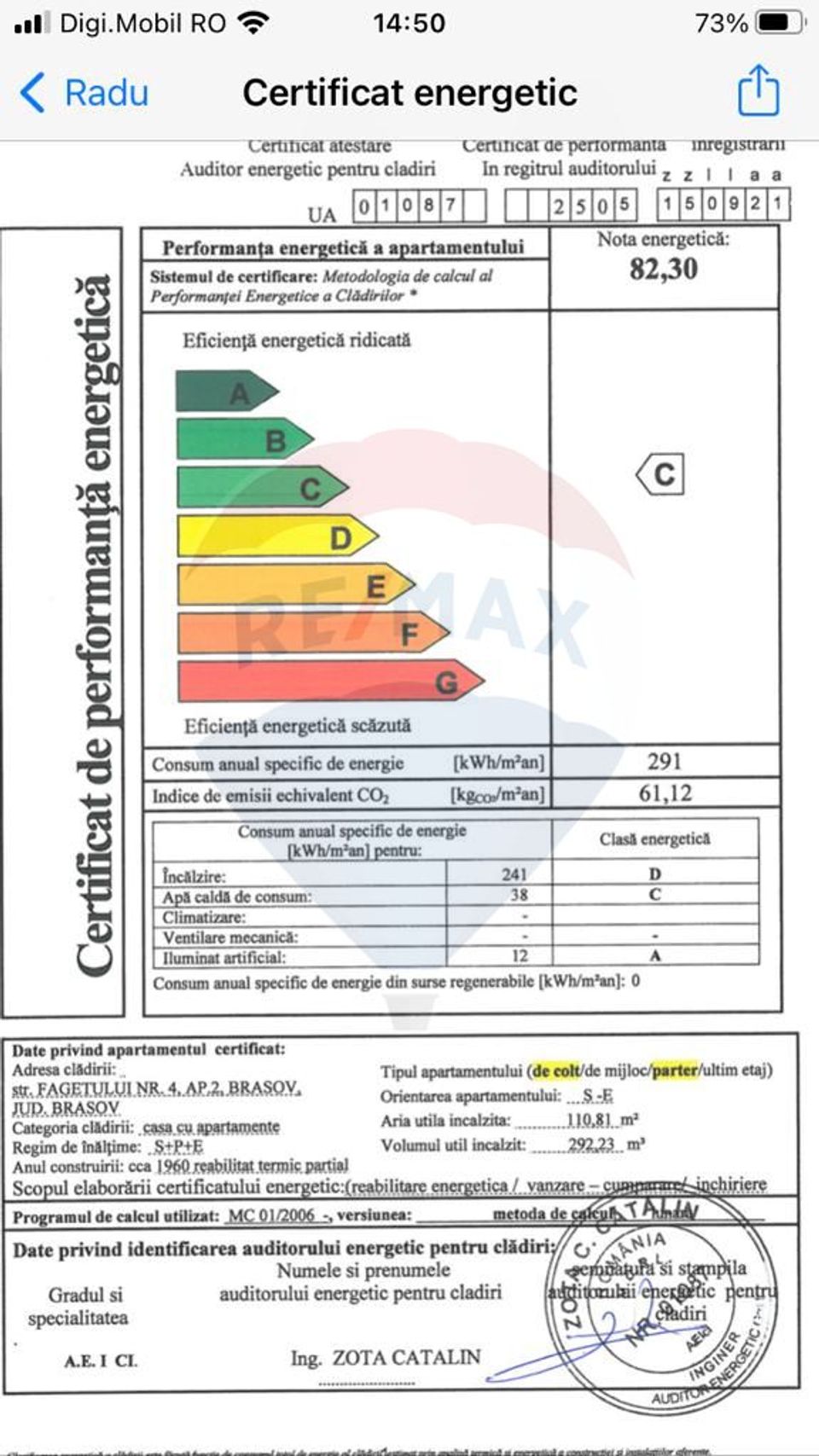 Corp de casă cu 2 apartamente și curte individuală, str. Făgetului