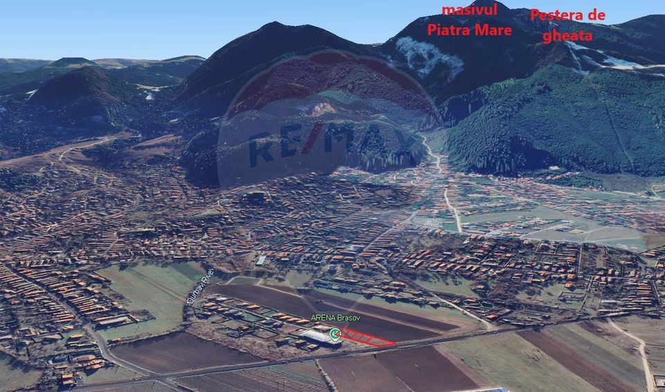 Un lot de casa intrare Sacele 790 mp