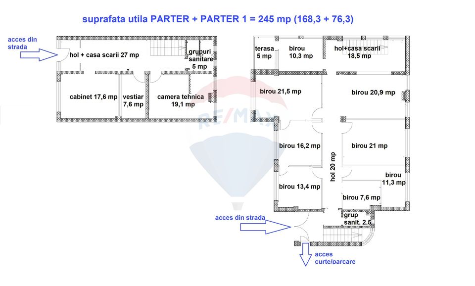 530sq.m Commercial Space for rent, Ultracentral area