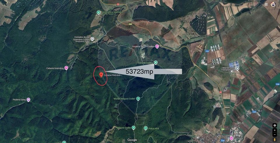 Teren de vanzare 53,723mp Codlea / Nord-Vest