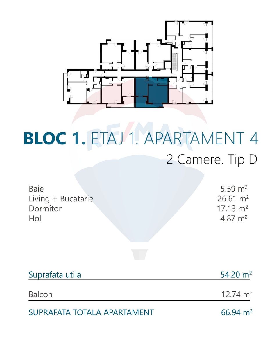 De Vanzare - Apartament 2 camere - Torontalului - Bloc nou