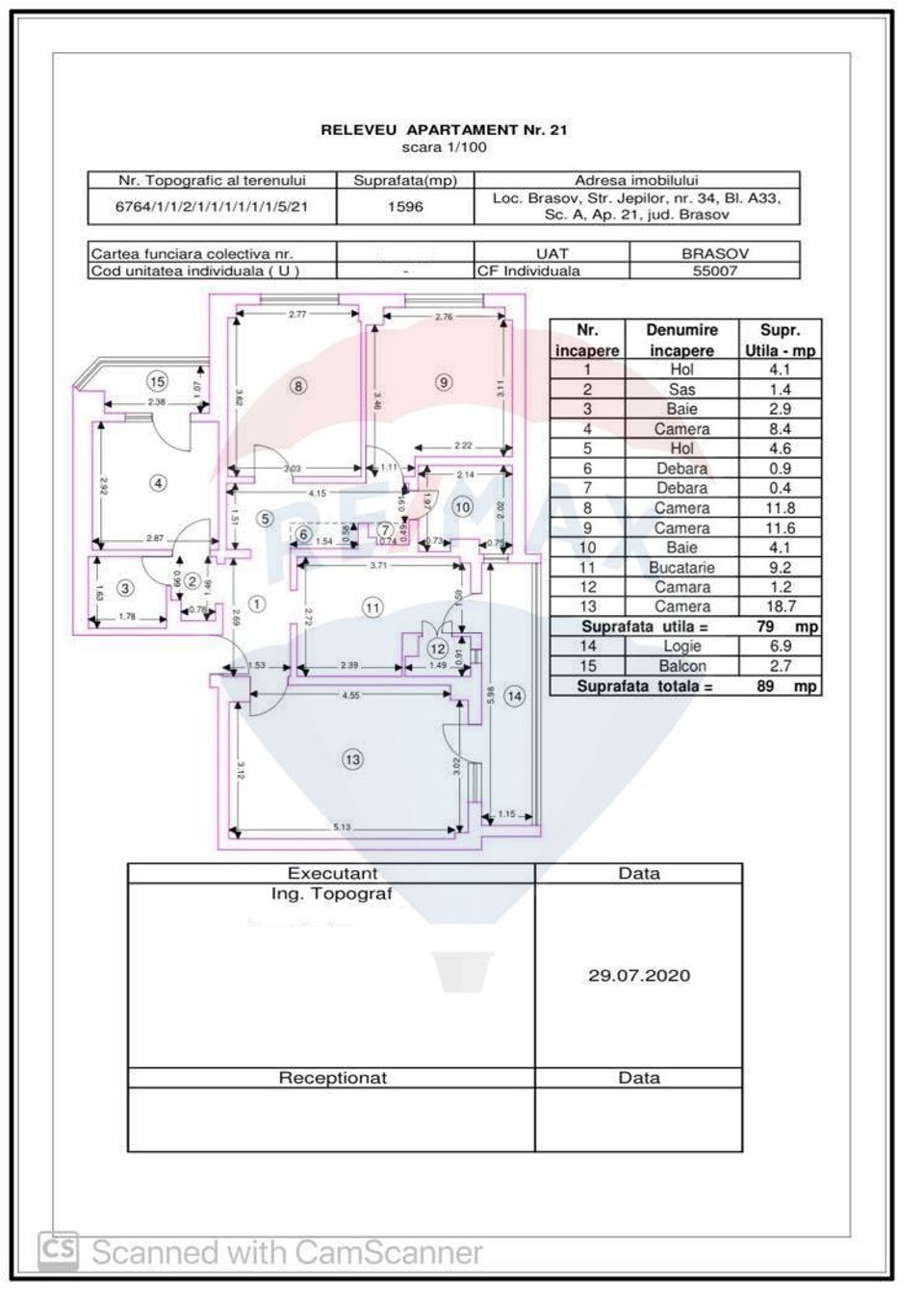 Apartament cu 4 camere de vânzare în zona Racadau
