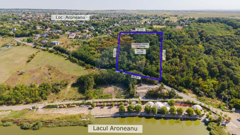 Investiție Unică: Teren de Vânzare 11.330mp pe Lacul Aroneanu - Iași