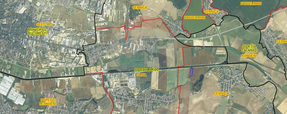 Land 27,400sqm Cernica / Drumul Comunal 55