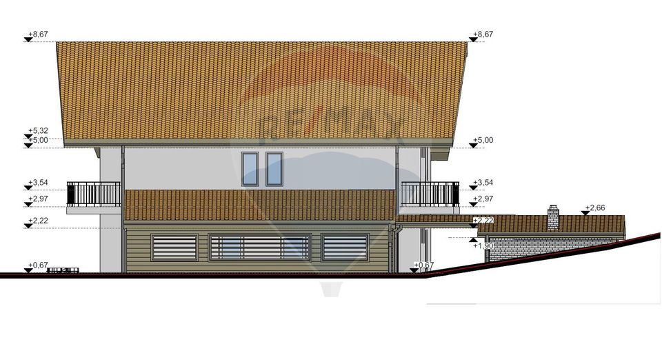 Casa noua, premium, cu panoramă superbă asupra orașului