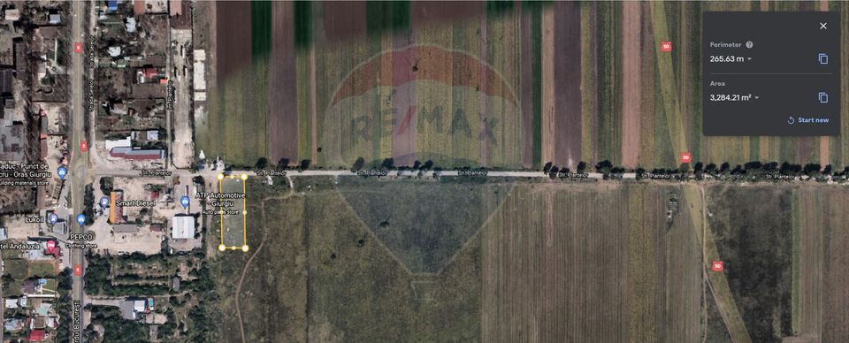 Land 3,325sqm Giurgiu / Soseaua Bucuresti