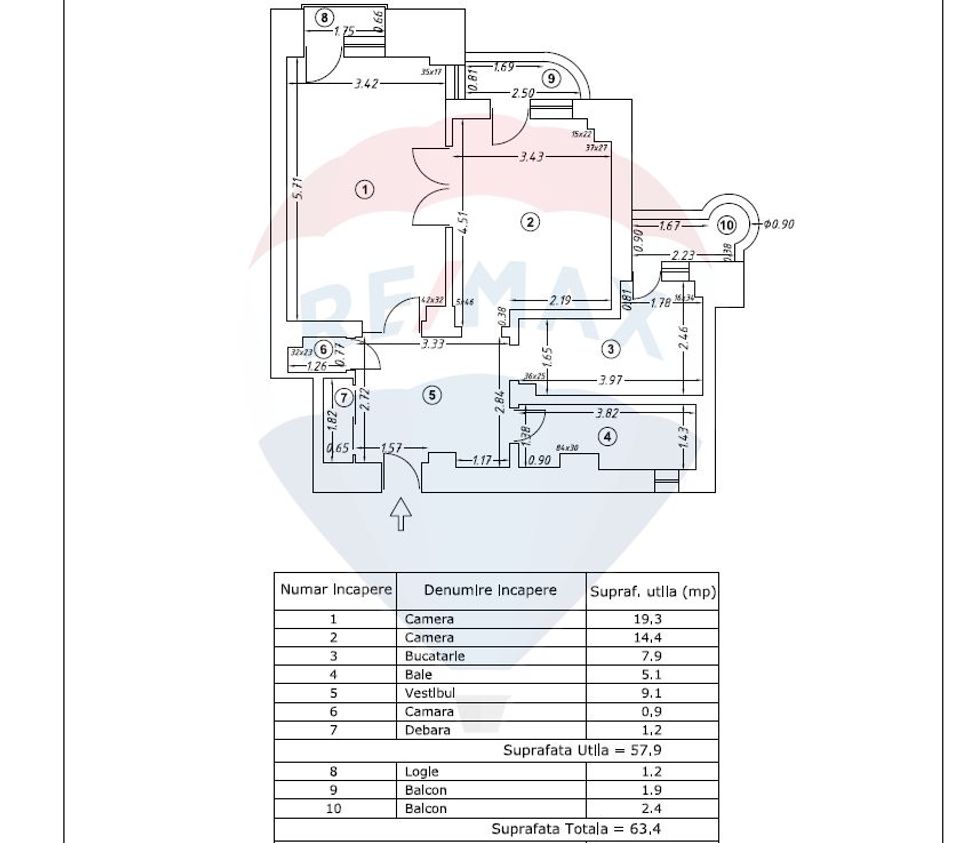 Apartament 2 camere ultracentral - Bulevardul Unirii