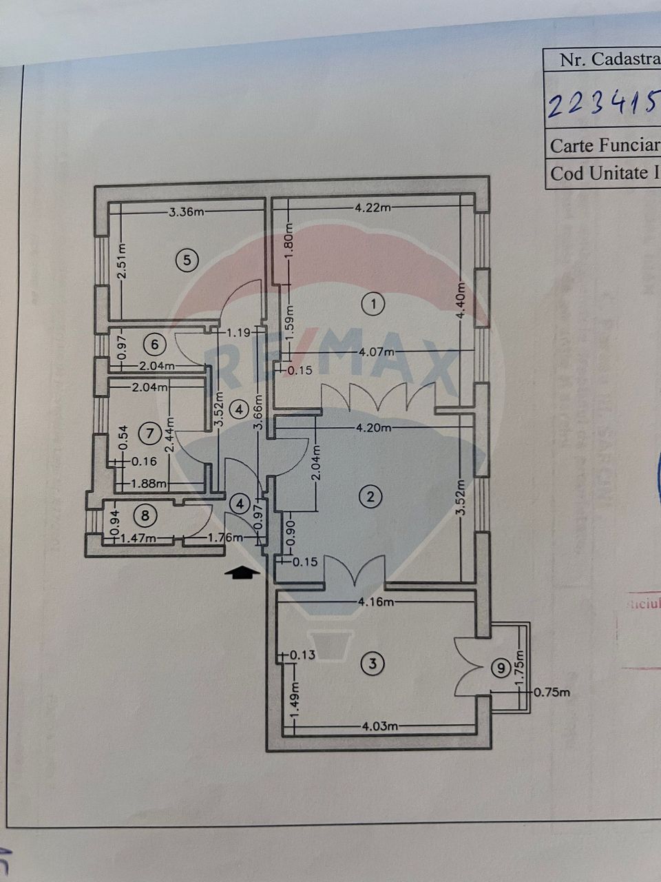 Apartament de vânzare, 3 camere, Bd. Ferdinand. 68 mp