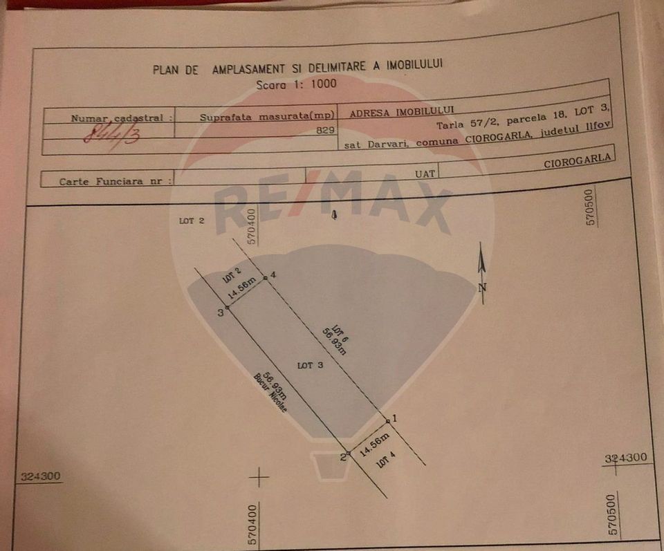 Land 2,000sqm Darvari / Strada Drumul Sarii