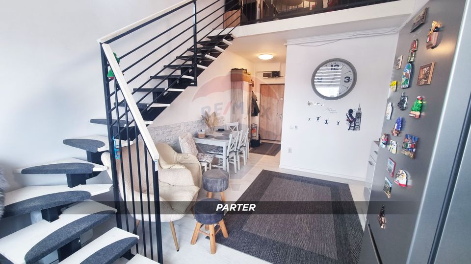 Apartament 3 camere, doua niveluri, compartimentare unica-Victor Babes