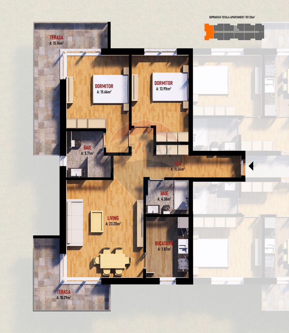 2 room Apartment for sale