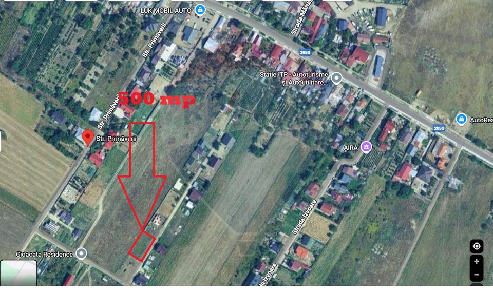 Land 500sqm Campineanca / Strada Primaverii