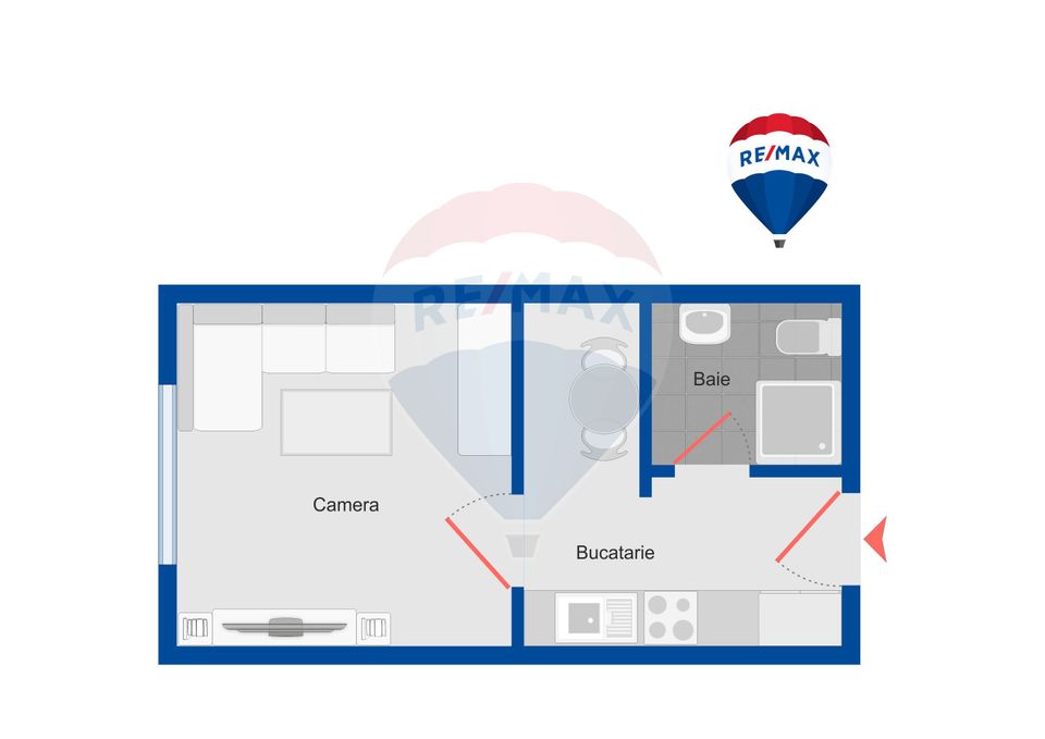 Garsonieră Renovată Premium, 4/4,  Podului, Rogerius, De Vânzare