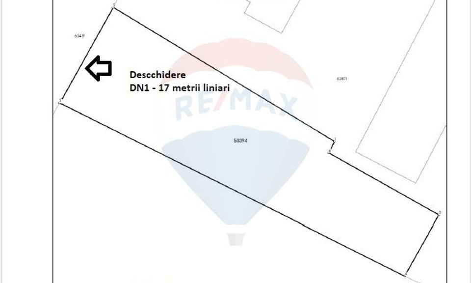 Land 813sqm Ciolpani / Road DN1
