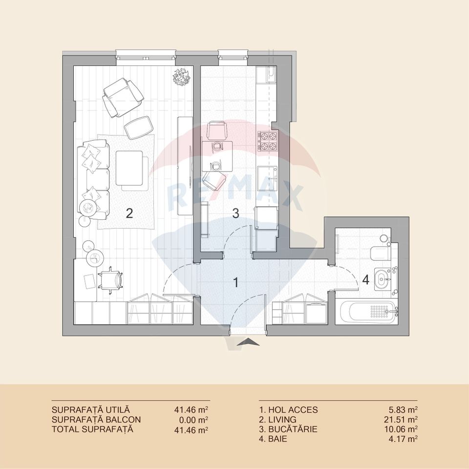 Apartament Premium, 1 Cameră, de Vânzare, ULTRACENTRAL - IAȘI