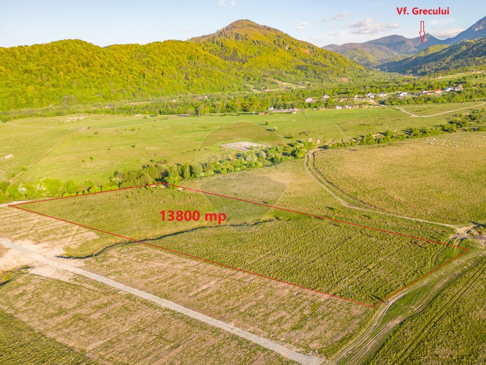 Land 13,800sqm Rasnov / Strada Valea Glajariei