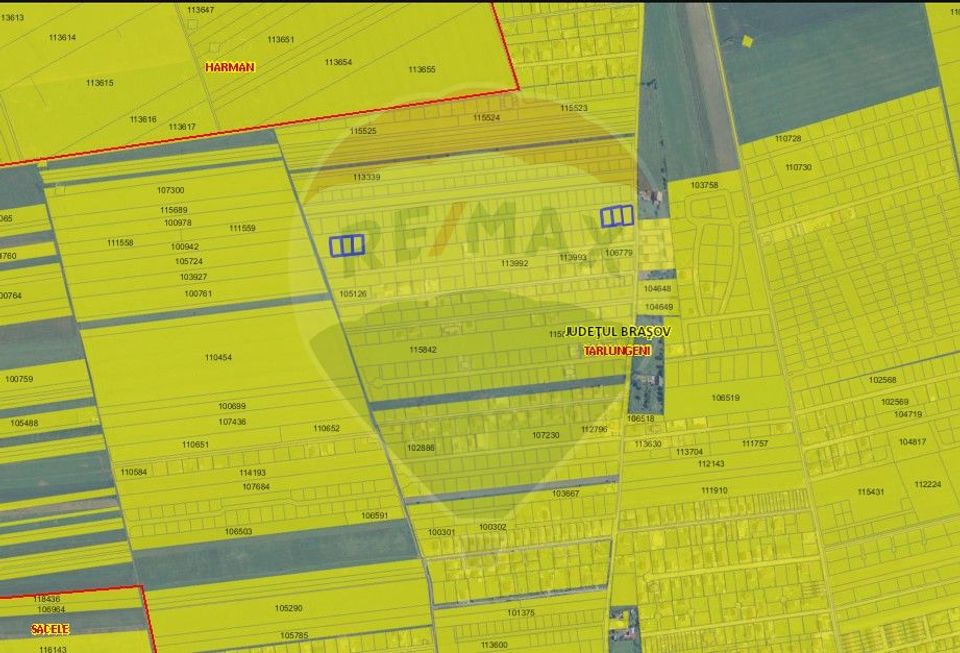 6 loturi Tarlungeni - cartier Izvor, la strada asfaltata, utilitati