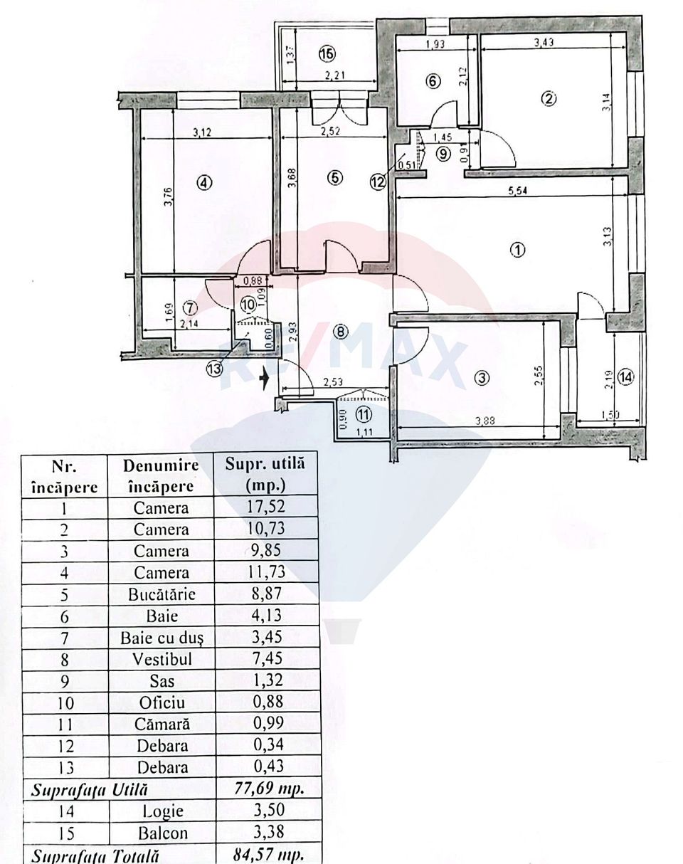 4 room Apartment for sale, Colentina area