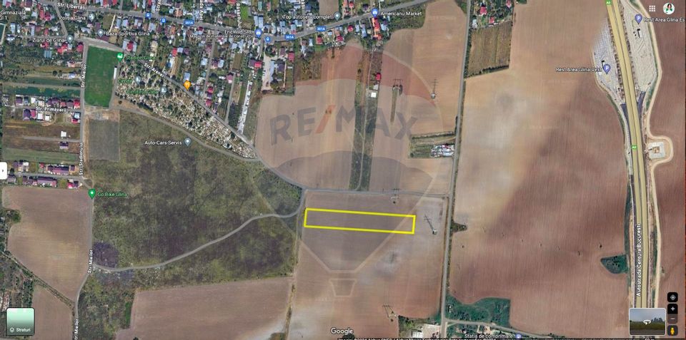 Land for sale - 6249 sqm outside the built-up area, Glina, Ilfov