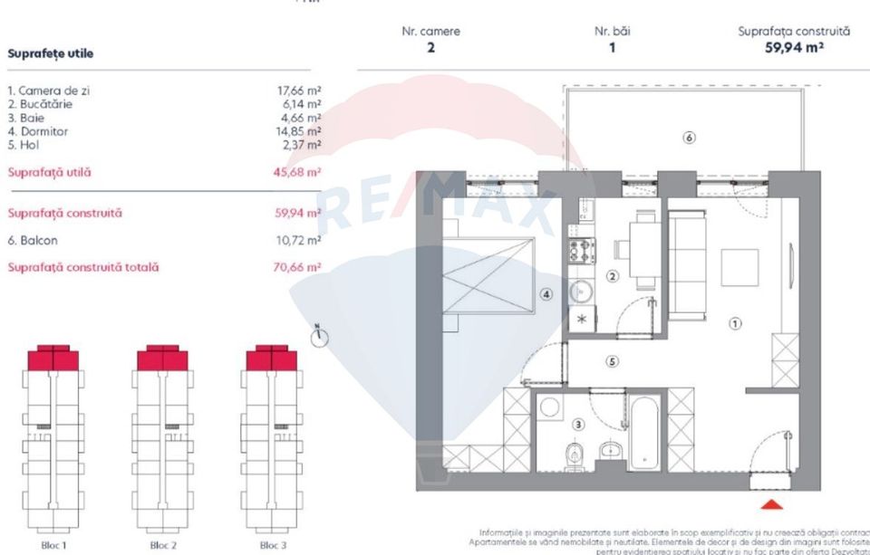 3 room Apartment for sale, Theodor Pallady area