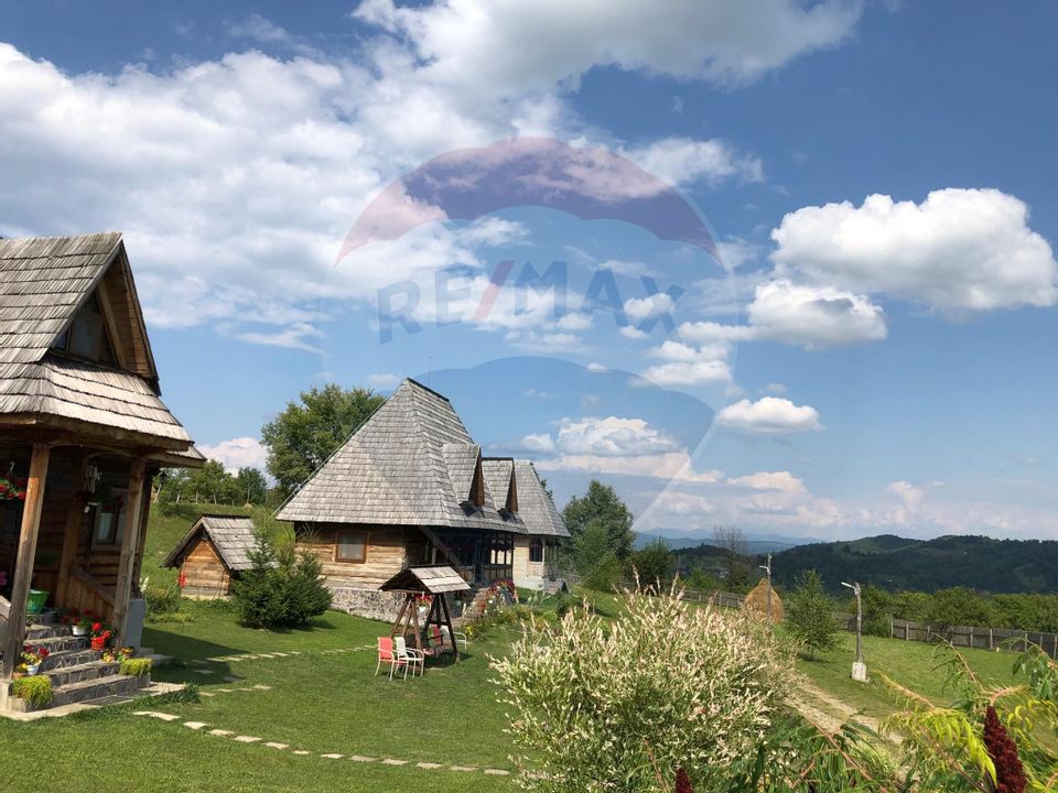 For sale 3 holiday homes and 15750 sqm land, Botiza, Maramures