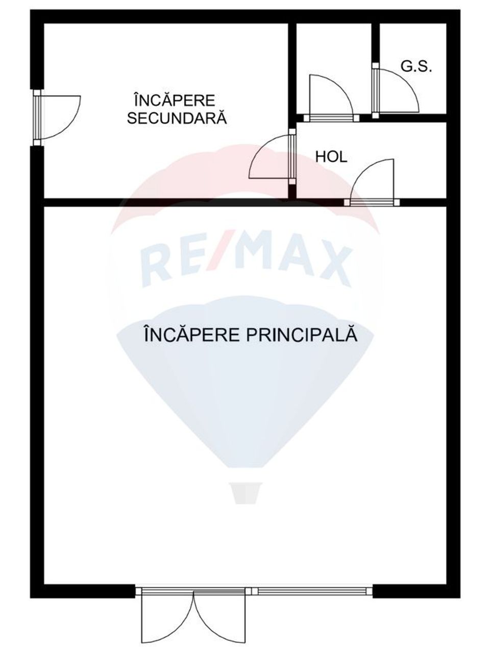 Spatiu comercial de 55.54mp de inchiriat in Buna Ziua, parcare inclusa