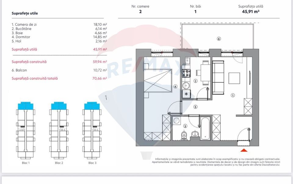 Vanzare Apartamente 2 camere Bld Theodor Pallady
