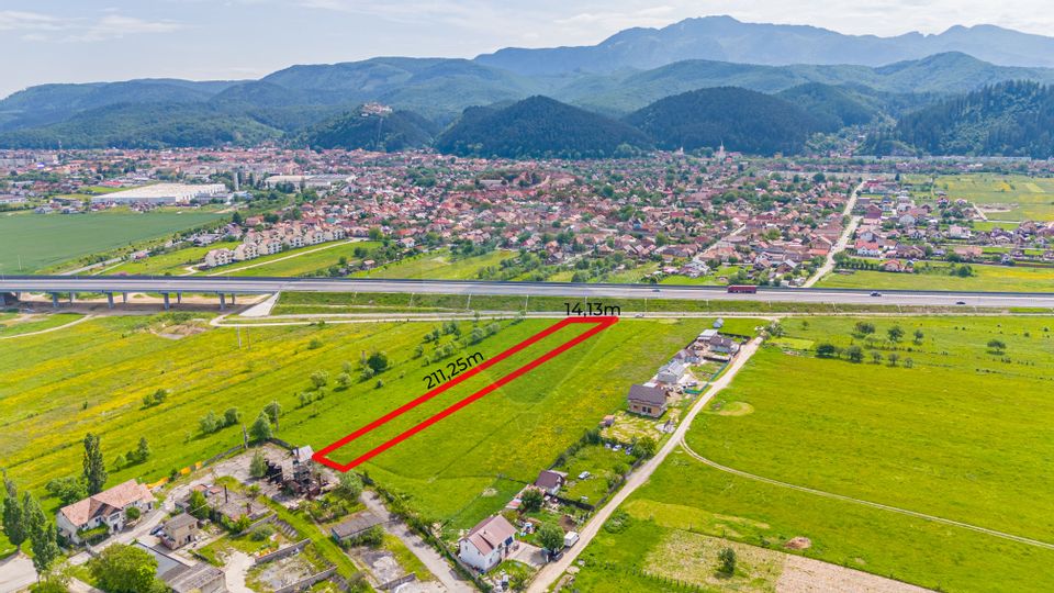 Land 2,623sqm Rasnov / Strada Alecu Russo