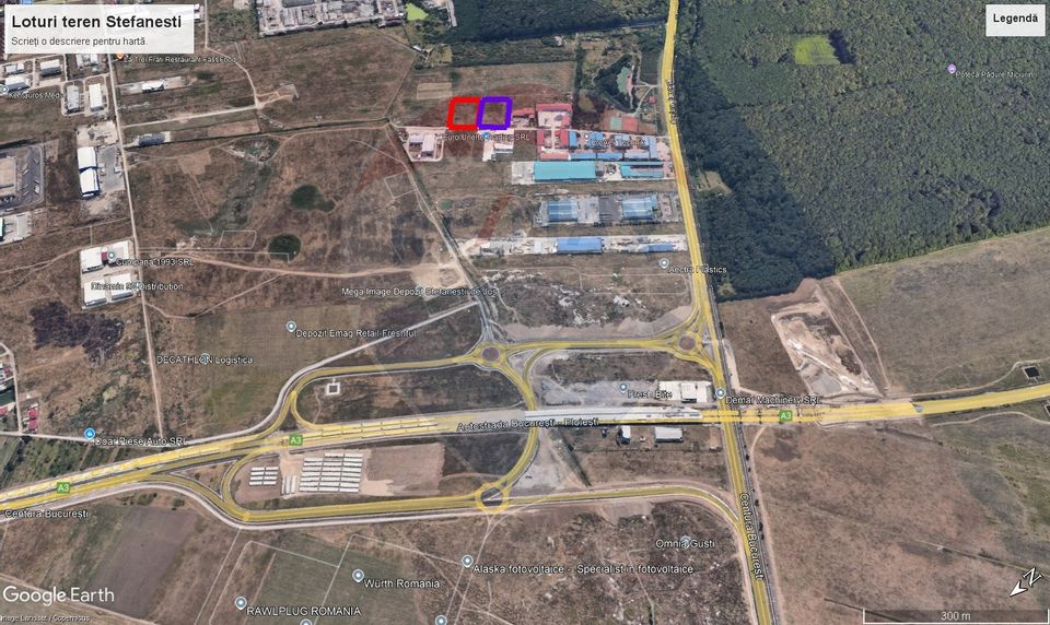 Land 5,800sqm Stefanestii de Jos / Strada Linia de centura
