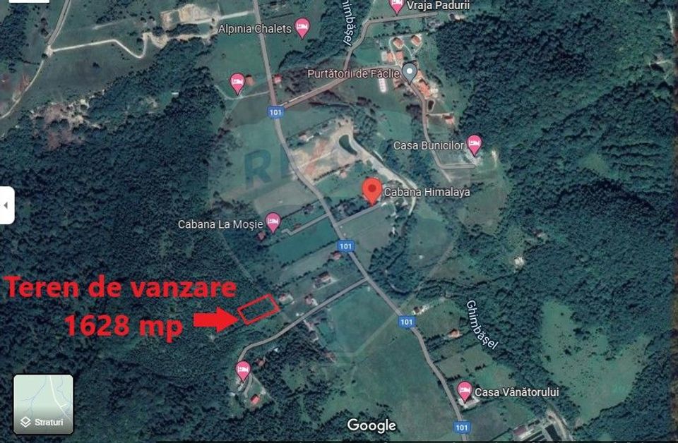 Comision 0! Teren Râșnov - zona Glăjerie, 1628mp