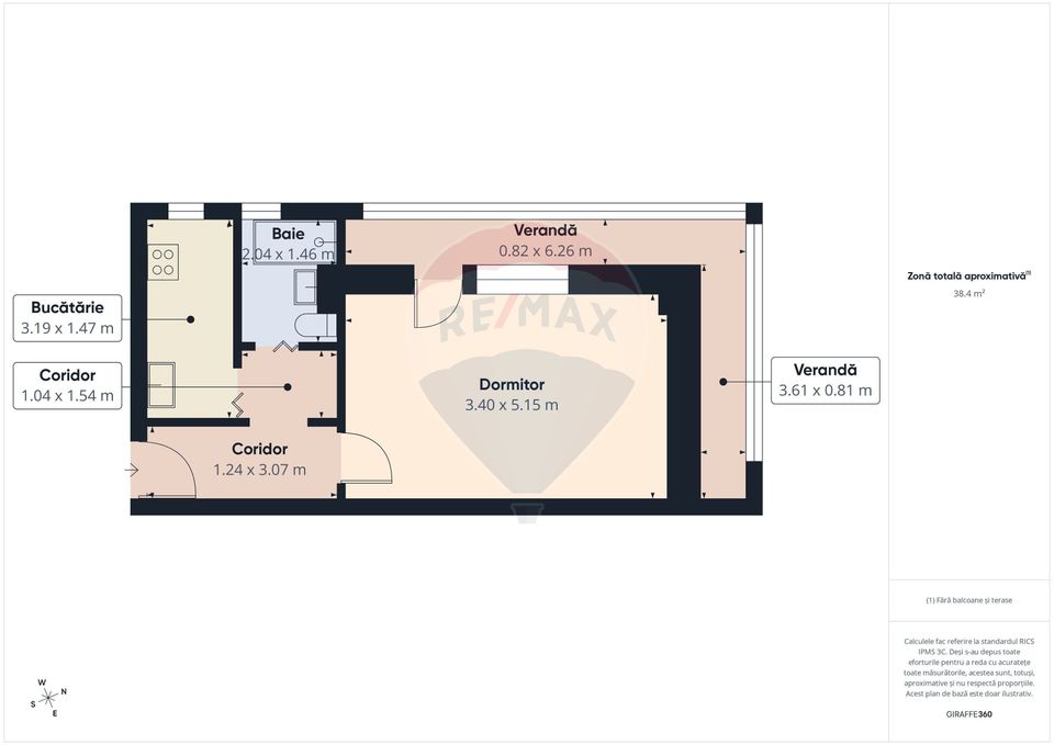 1 room Apartment for rent, Pantelimon area