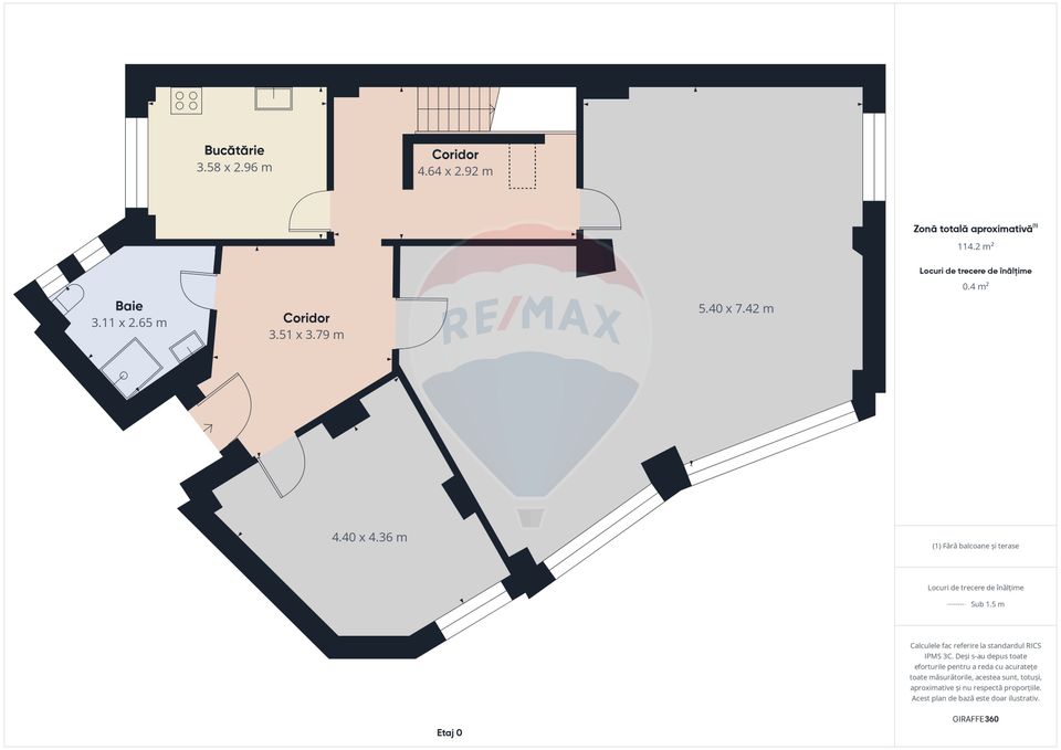 Duplex spatios de inchiriat - Tineretului