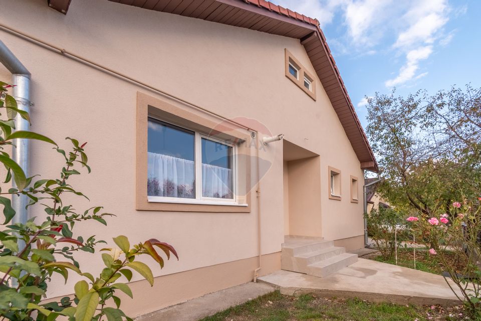 Casa individuala de vanzare 100mp, 600mp teren, garaj, zona Panemar