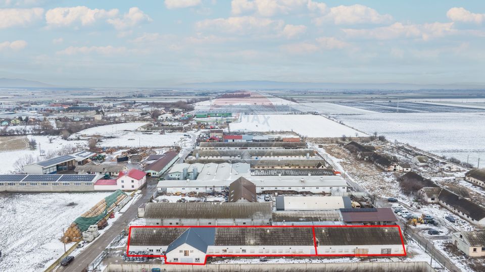 Hala de inchiriat in Codlea de la 100 mp/ideal depozitare & productie