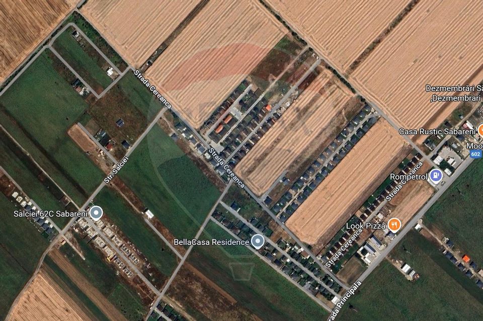 Teren lotizat 4,650mp Sabareni / Strada Cereanca